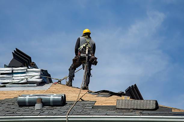 Professional Roof Installation technician working in Lackawaxen, PA